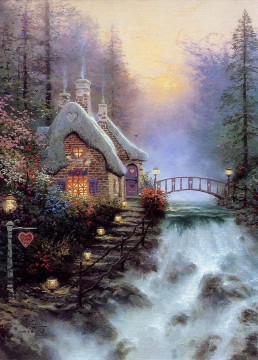  cottage - Sweetheart Cottage II Thomas Kinkade